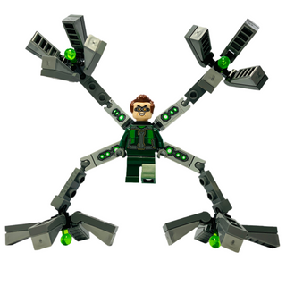 Dr. Octopus (Otto Octavius) / Doc Ock - Dark Green Suit, sh0687 Minifigure LEGO® Like New with arms