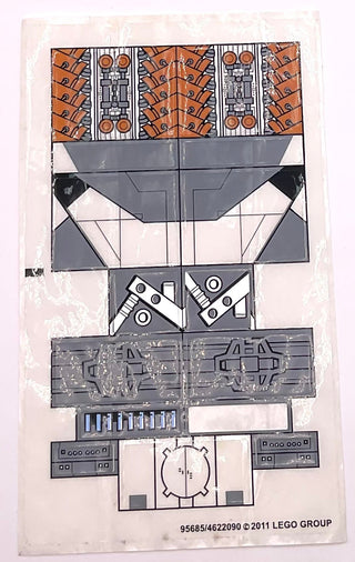 Sticker Sheet for Set Darth Maul's Sith Infiltrator, 7961 - (95685/4622090), Part# 7961stk01 Part LEGO® Missing 1 Sticker