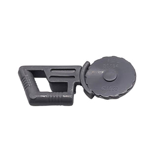 Minifigure, Utensil Tool Circular Blade Saw, Part# 30194 Part LEGO® Dark Bluish Gray