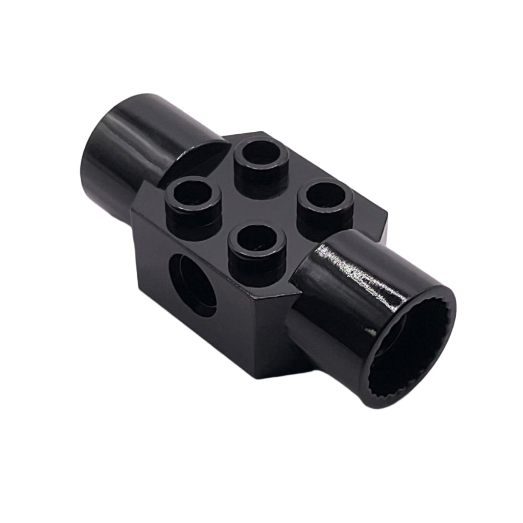 Technic, Brick Modified 2x2 with Pin Hole and 2 Rotation Joint Sockets ...