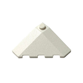 Wedge 4 x 4 (Slope 18 Corner), Part# 43708 Part LEGO® White