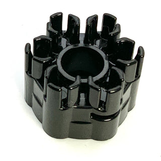 Projectile Launcher Part, Rapid Shooter Six Barrel - Angled Barrels, Part# 18588 Part LEGO® Black