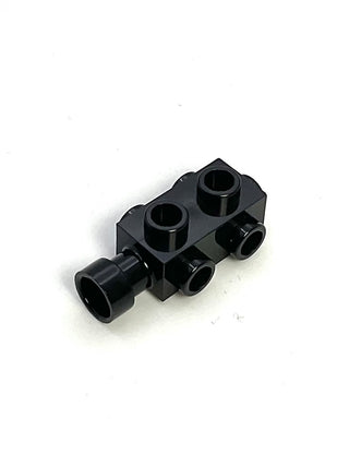 Brick, Modified 1x2x2/3 with Studs on Sides and Extended Stud Receptacle, Part# 4595 Part LEGO® Black