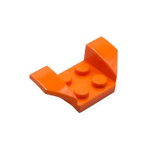Vehicle, Mudguard 2 x 4 with Flared Wings, Part# 41854 Part LEGO® Orange