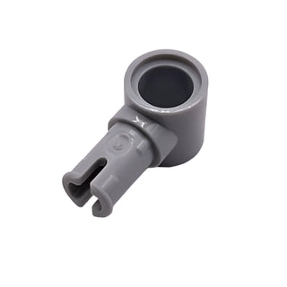 Technic, Pin with Friction Ridges and Pin Hole, Part# 15100 Part LEGO® Light Bluish Gray