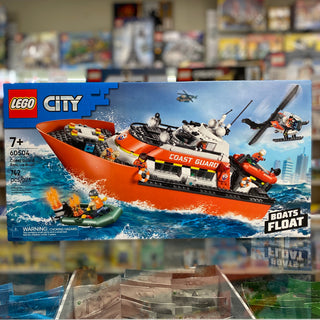 Coast Guard Rescue Boat, 60504 - LEGO® City Set Building Kit LEGO®