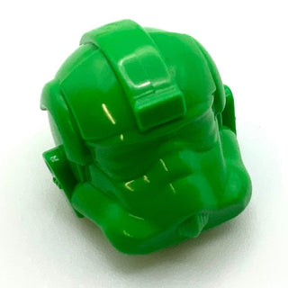 Minifigure Headgear Tie Fighter Pilot Helmet Plain (Type 2), Part# 87556 Part LEGO® Prototype Bright Green  