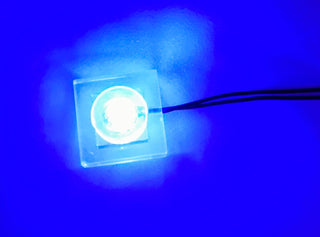 1x1 LED Light-up Plate, DIY System, LS1x1-DC Custom Parts United Brick Co® Blue