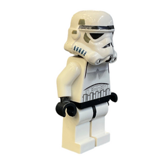 Imperial Stormtrooper Misprint- Black Head, Solid Mouth Helmet, sw0036b Minifigure LEGO®