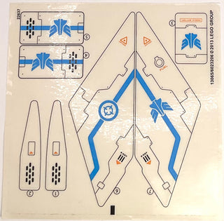Sticker Sheet for Set Swarm Interceptor, 70701 - (13065/6023206), Part# 70701stk01