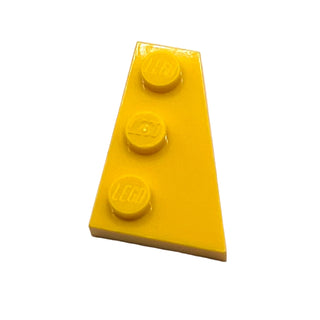 Wedge, Plate 3 x 2 Right, Part# 43722 Part LEGO® Yellow