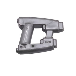 Minifigure, Weapon Gun, Space Blaster, Part# 17010 Part LEGO® Flat Silver