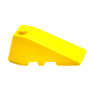 Wedge 4 x 2 Triple Right, Part# 43711 Part LEGO® Yellow