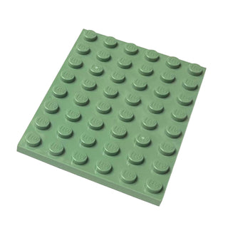 Plate 6x8, Part# 3036 Part LEGO® Sand Green 1 Part