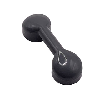 Bar 1 x 3 with 2 Stud Receptacles (Radio Handle / Telephone Handset), Part# 6190 Part LEGO® Dark Bluish Gray