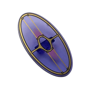 Shield Elliptical with SW Gungan Patrol Shield with Dark Pink Glow in Center Pattern, 92747pb13