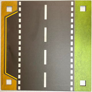 Paper, City Playmat, Double-Sided, Road Parking Site / Road Straight, Part# 6198075