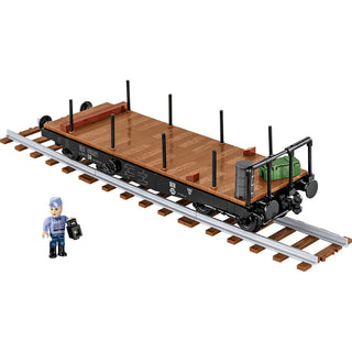 Schwerer Plattformwagen Type Ssys Train Car: COBI Set #6284 Building Kit Cobi Toys