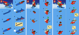 40000-Santa Claus in the Snow - INSTRUCTIONS ONLY Instructions LEGO®