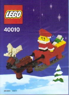 40010-Santa with Sleigh Building Set polybag - INSTRUCTIONS ONLY Instructions LEGO®