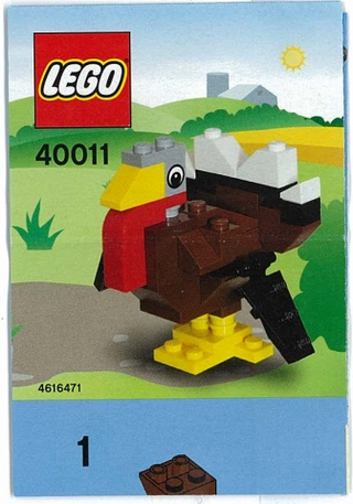 40011-Thanksgiving Turkey polybag - INSTRUCTIONS ONLY Instructions LEGO®