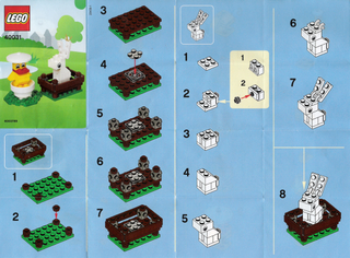 40031-Bunny and Chick polybag - INSTRUCTIONS ONLY Instructions LEGO®