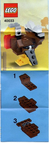 40033-Turkey polybag - INSTRUCTIONS ONLY Instructions LEGO®