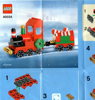 40034-Christmas Train polybag - INSTRUCTIONS ONLY Instructions LEGO®