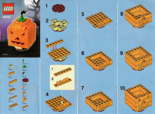 40055-Pumpkin polybag - INSTRUCTIONS ONLY Instructions LEGO®