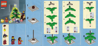 40058-Decorating the Tree polybag - INSTRUCTIONS ONLY Instructions LEGO®