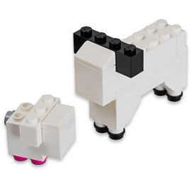 40064 Monthly Mini Model Build Set Lamb and Sheep polybag - April 2013 Building Kit LEGO®   