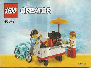 40078-Hot Dog Cart polybag - INSTRUCTIONS ONLY Instructions LEGO®