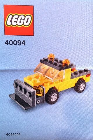 40094-Monthly Mini Model Build Set - 2014 01 January, Snowplow polybag - INSTRUCTIONS ONLY Instructions LEGO®