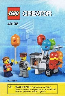 40108-Balloon Cart polybag - INSTRUCTIONS ONLY Instructions LEGO®