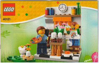 40121-Painting Easter Eggs - INSTRUCTIONS ONLY Instructions LEGO®