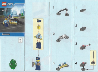 40175-{Policeman with Cookie and Stinger} polybag - INSTRUCTIONS ONLY Instructions LEGO®