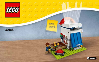 40188-Pencil Holder - INSTRUCTIONS ONLY Instructions LEGO®