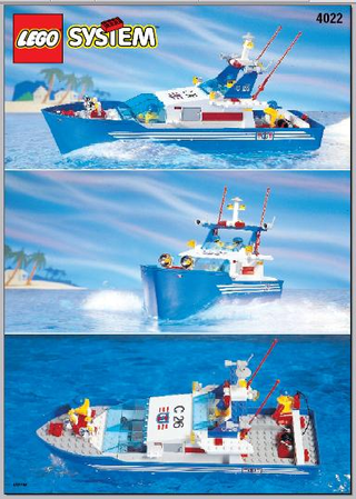 C26 Sea Cutter, 4022 - LEGO® Boat Set Building Kit LEGO®