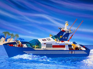 C26 Sea Cutter, 4022 - LEGO® Boat Set Building Kit LEGO®