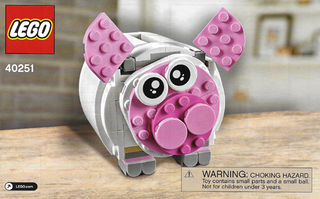 40251-Mini Piggy Bank - INSTRUCTIONS ONLY Instructions LEGO®