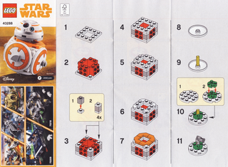 40288 - BB-8 - Mini polybag - INSTRUCTIONS ONLY Instructions LEGO®