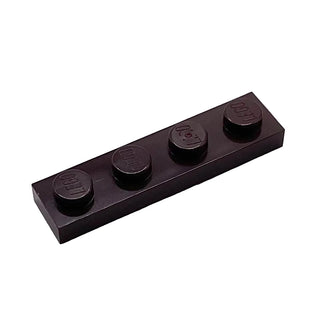 Plate 1x4, Part# 3710 Part LEGO® Dark Brown 1 Part