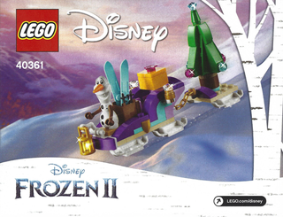 40361-Olaf's Traveling Sleigh - INSTRUCTIONS ONLY Instructions LEGO®