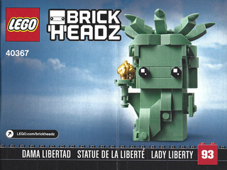 40367-Lady Liberty - INSTRUCTIONS ONLY Instructions LEGO®