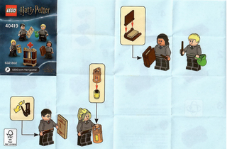 40419-Hogwarts Students blister pack - INSTRUCTIONS ONLY Instructions LEGO®