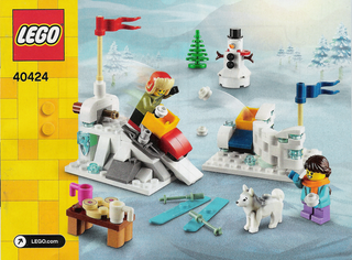 40424-Winter Snowball Fight - INSTRUCTIONS ONLY Instructions LEGO®