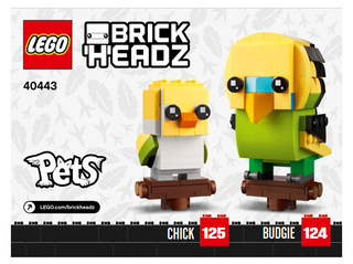 40443-Budgie & Chick - INSTRUCTIONS ONLY Instructions LEGO®