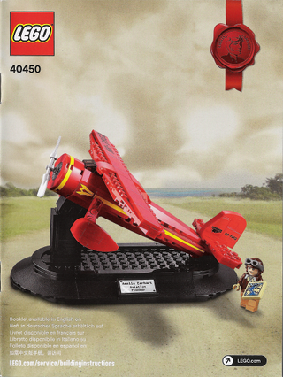 40450-Amelia Earjart Tribute - INSTRUCTIONS ONLY Instructions LEGO®
