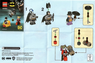 40453-Batman vs. The Penguin & Harley Quinn blister pack - INSTRUCTIONS ONLY Instructions LEGO®