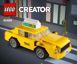 40468-Yellow Taxi - INSTRUCTIONS ONLY Instructions LEGO®